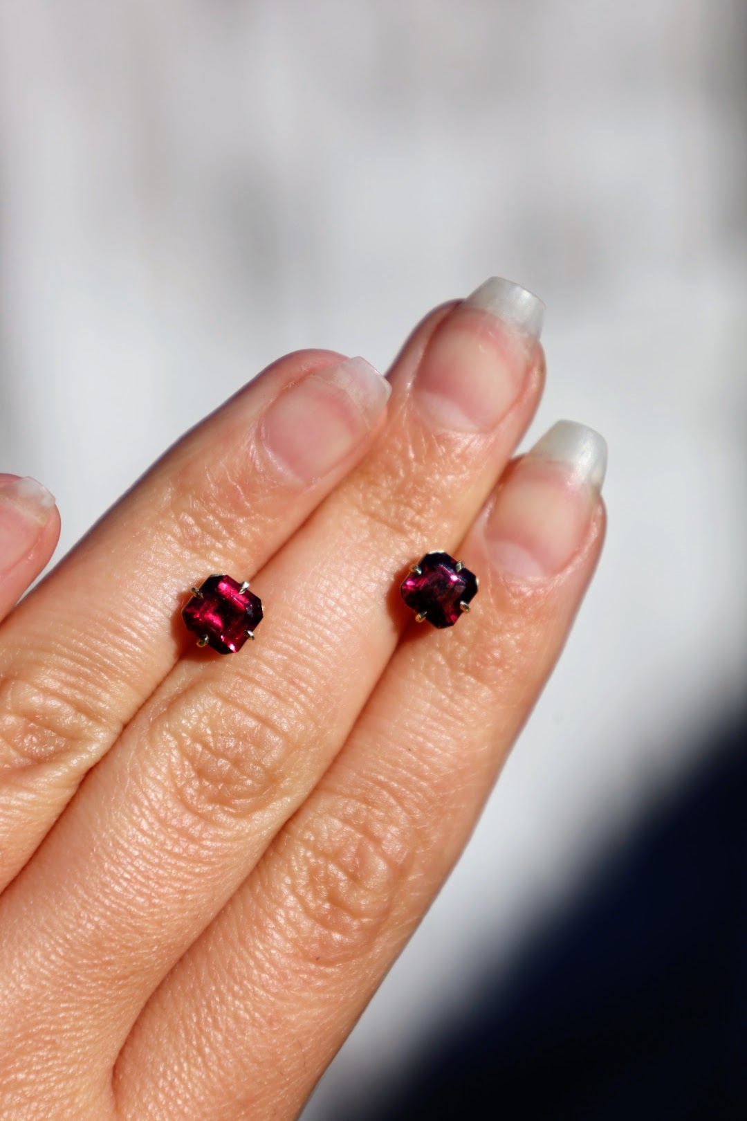 Garnet Earrings