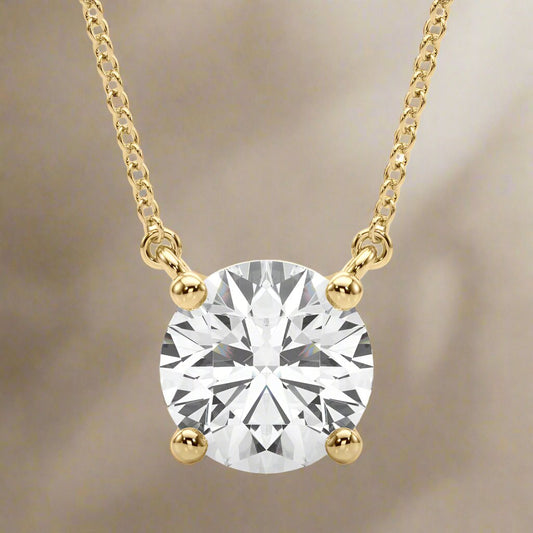 Solitaire Diamond Necklace