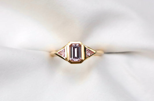 Light Pink Sapphire Ring