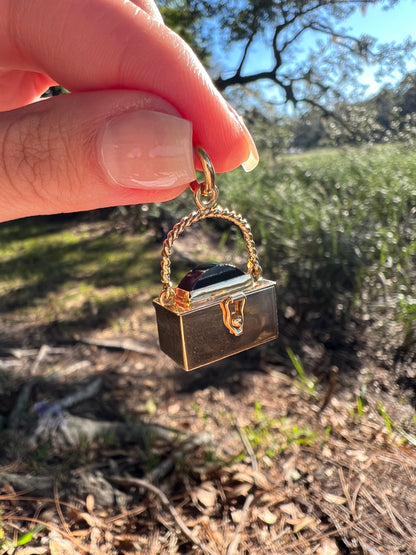 18K Gold Dice with Case