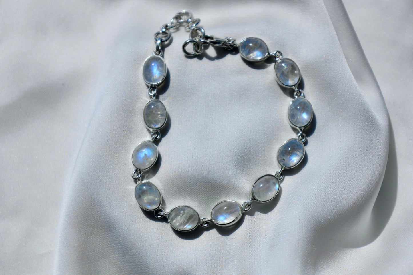 Silver Moonstone Bracelet